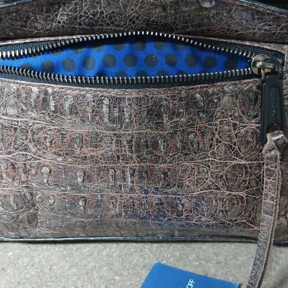 Rebecca Minkoff Croc Embossed Satchel - Picture 4 of 14